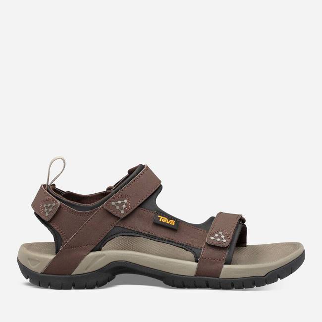 Teva Men's Meacham Walking Sandals 3579-648 Chocolate Brown Sale UK